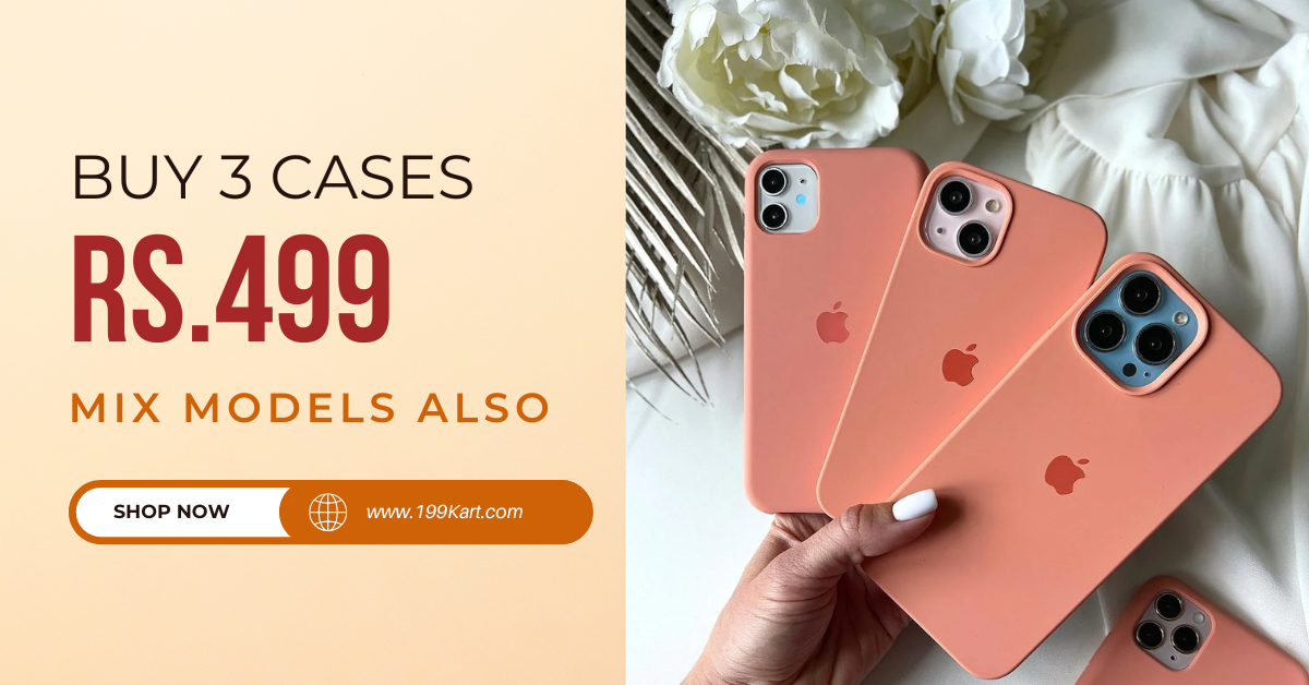 3 Liquid Silicone Cases at Just ₹499/- – Unbeatable Deal for iPhone Lovers!