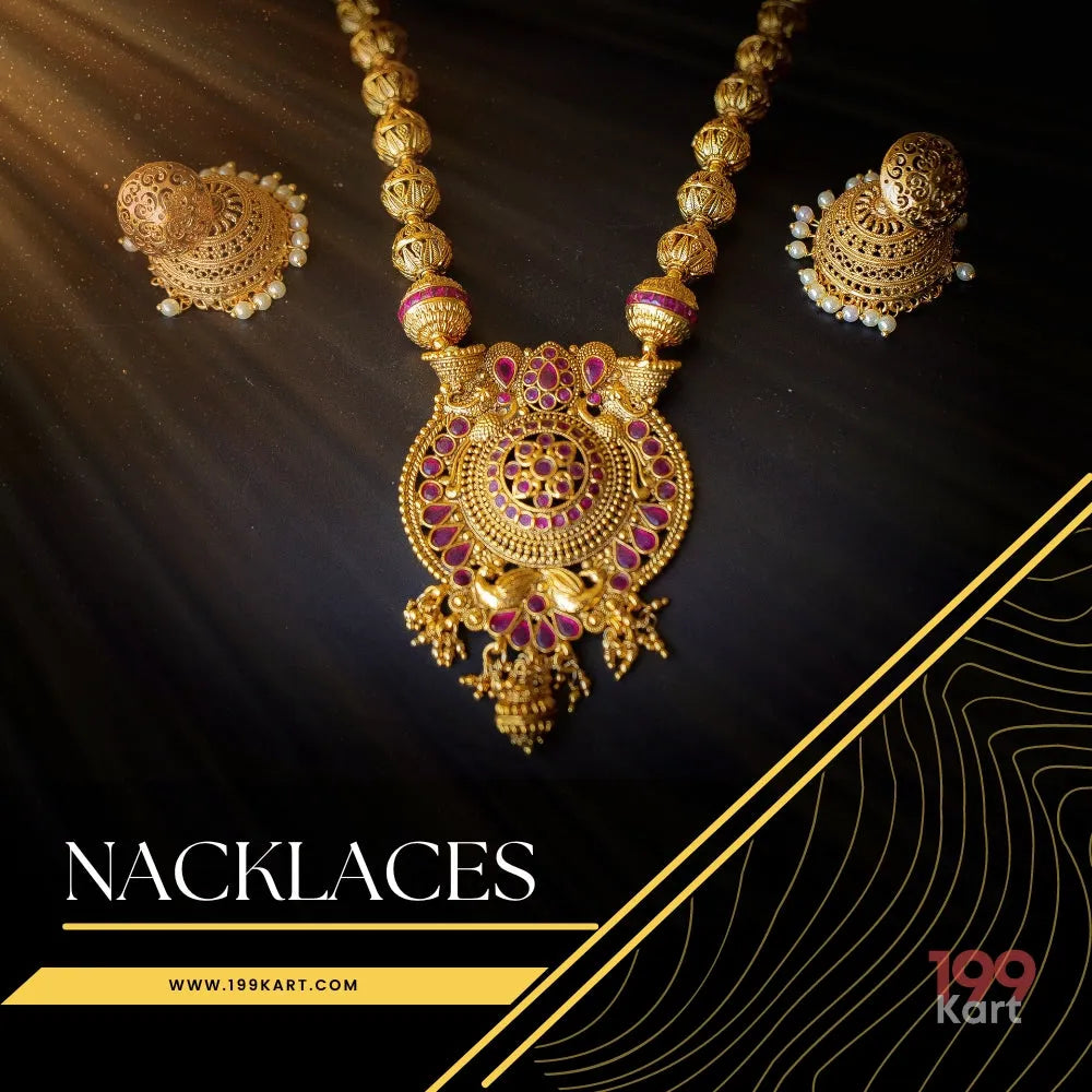 Beautiful Necklace - Traditional and Modern Designs-199Kart