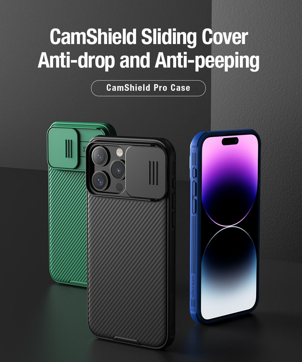 Nillkin CamShield Pro Case for iPhone 15 Series - Camera Protection &amp; Sleek Design.