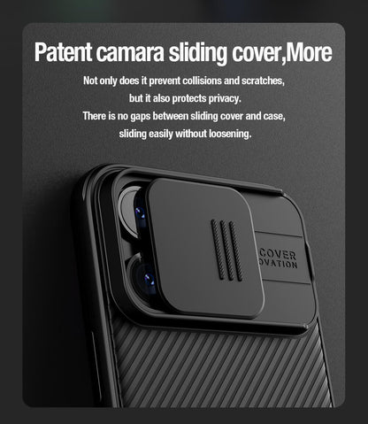 Nillkin CamShield Pro Case for iPhone 15 Series - Camera Protection &amp; Sleek Design.