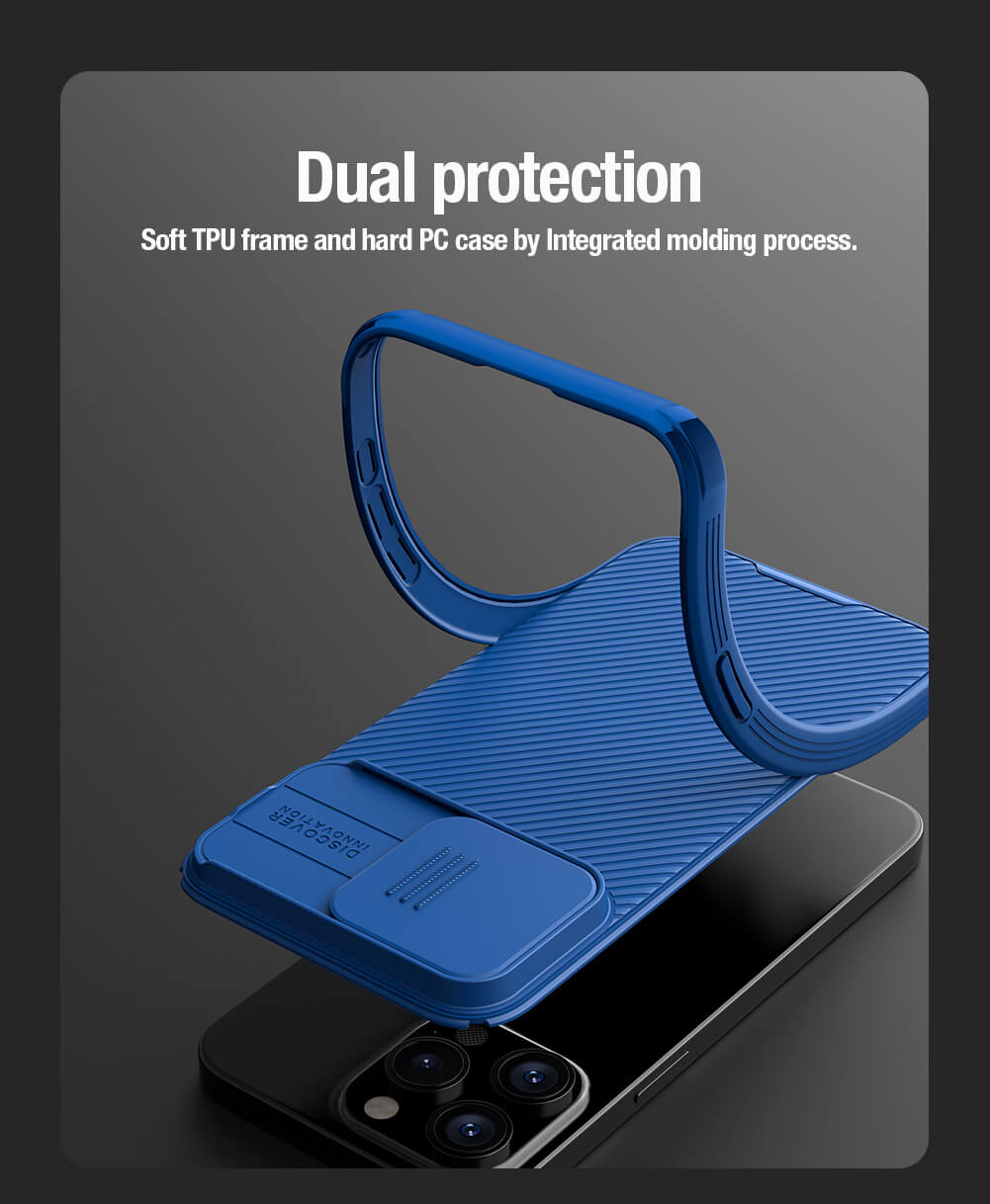 Nillkin CamShield Pro Case for iPhone 15 Series - Camera Protection &amp; Sleek Design.