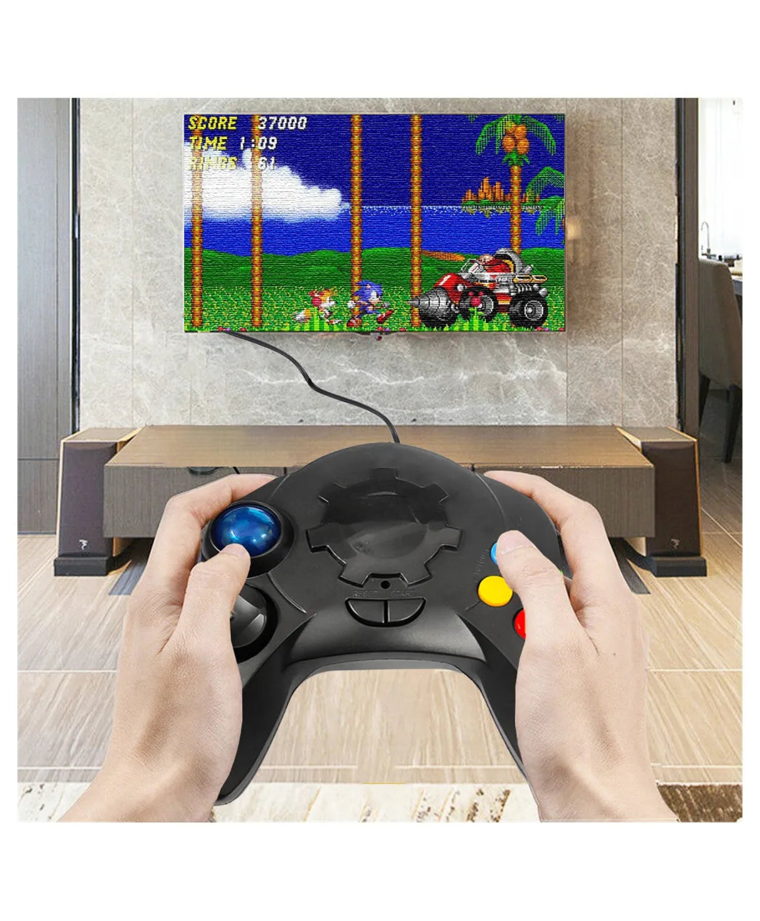 98000 in 1 Video Game Console 8 Bit Plug and Play TV Supported Classic Handheld Single Player (Built-in Games)