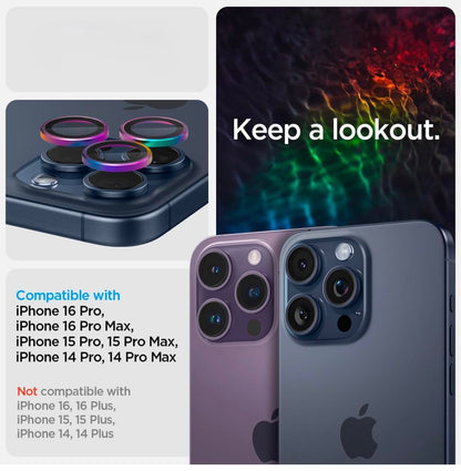 iPhone Camera Lens Protector for iPhones – 9H Hardness, Anti-Fingerprint, Aura Color, Original Quality