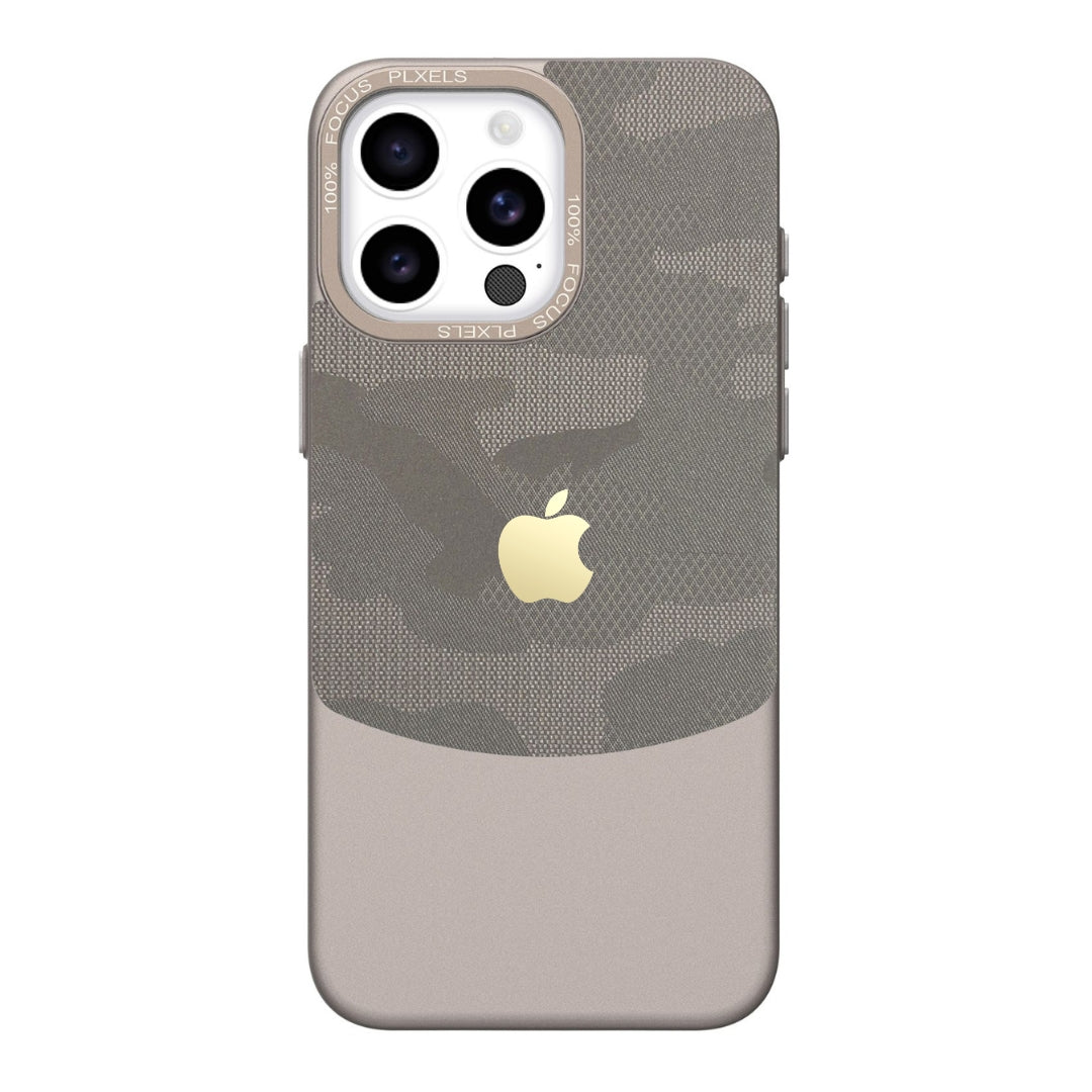 Camouflage Two-Tone iPhone Case – Durable Protection for iPhones - Black