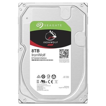 Seagate IronWolf 8TB NAS Internal HDD for RAID – 7200 RPM, 256MB Cache, SATA 6Gb/s, (ST8000VN004)