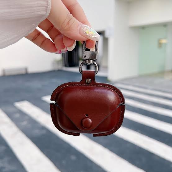 AirPods Leather Case/Cover - Brown