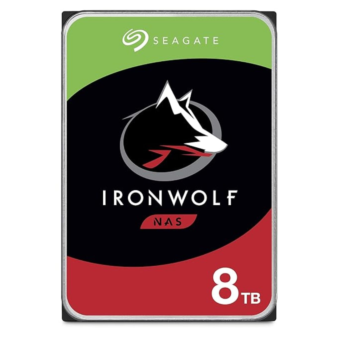 Seagate IronWolf 8TB NAS Internal HDD for RAID – 7200 RPM, 256MB Cache, SATA 6Gb/s, (ST8000VN004)