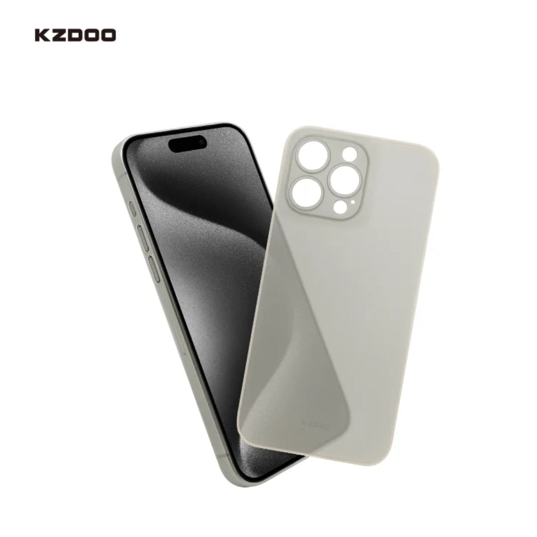 Ultra-Thin Air Skin Case for iPhone 15 Series - Lightweight &amp; MagSafe Compatible Protective Cover - Titanium Grey