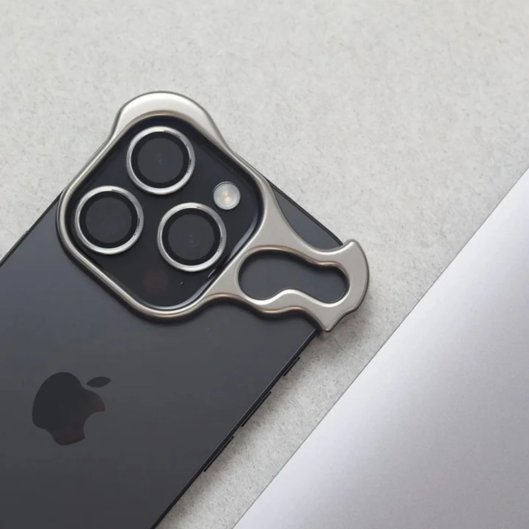 Premium Aluminum Alloy Bumper Case – Luxury Design with Camera Lens Protection for iPhones