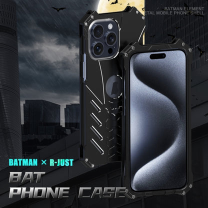 R-JUST Batman Hollow Metal Case – Aviation Aluminum Protective Cover for iPhones