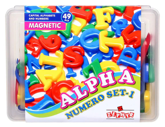 Zephyr Alpha Numero Magnetic Set-49 Pieces