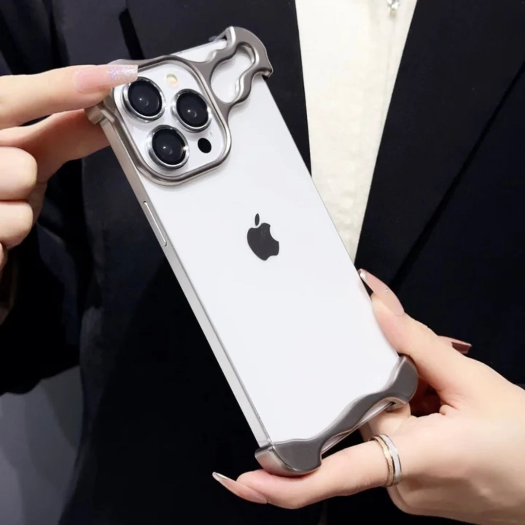 Premium Aluminum Alloy Bumper Case – Luxury Design with Camera Lens Protection for iPhones