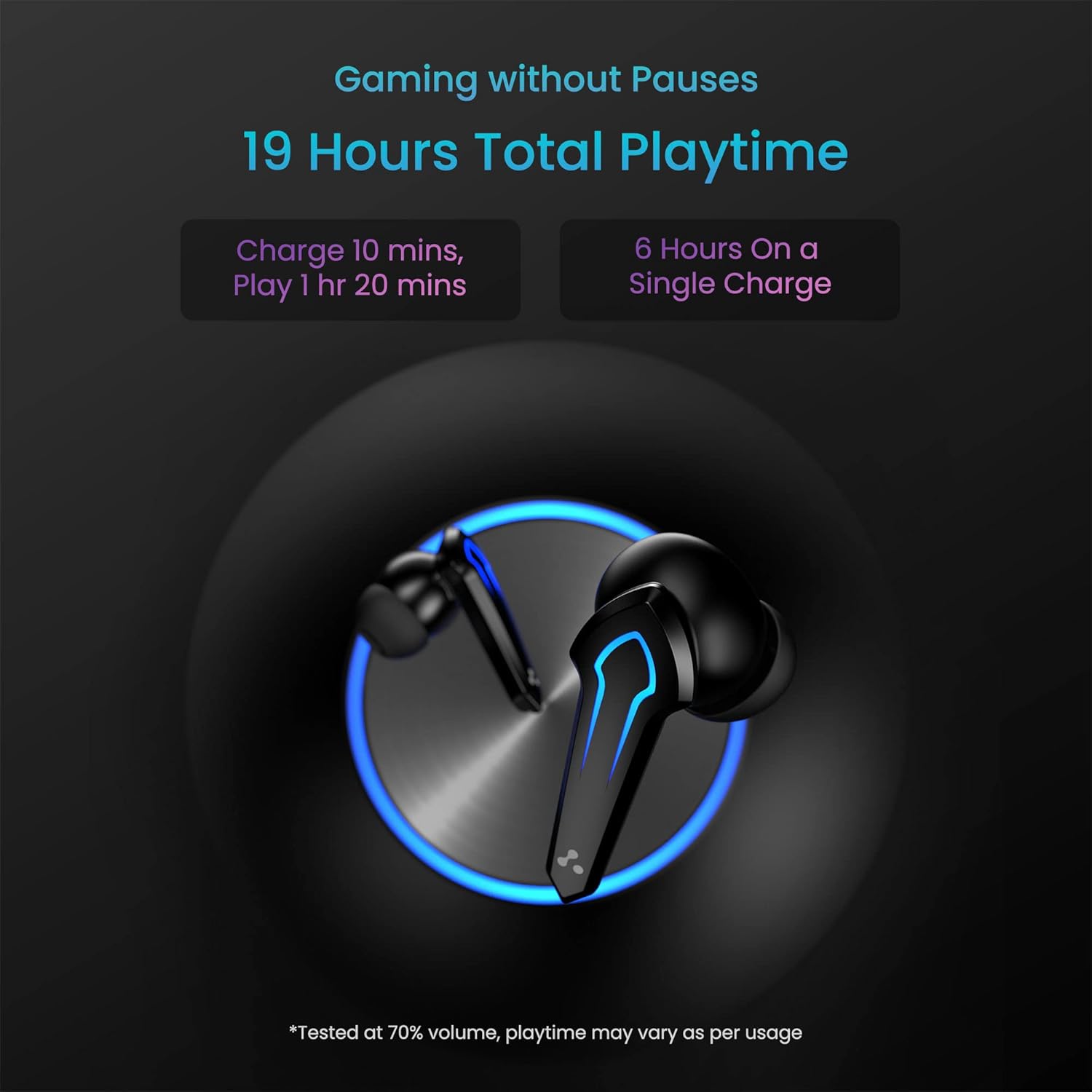 Ambrane Dots Play True Wireless Gaming in Ear Earbuds