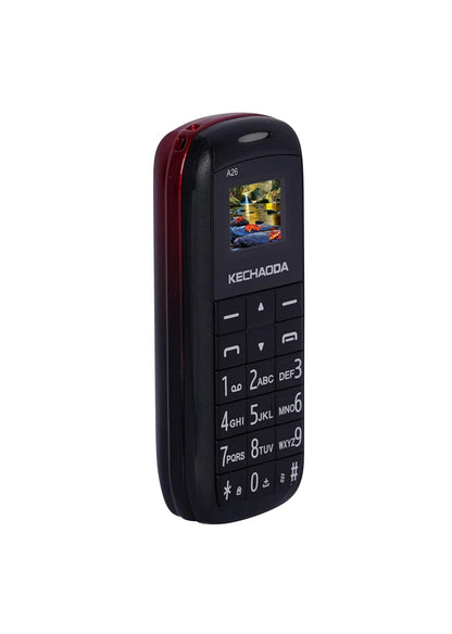 Kechaoda A26 Dual Sim Mini Mobile (Red+Black)