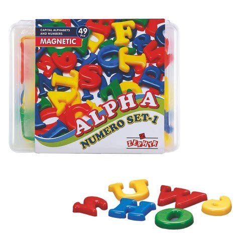 Zephyr Alpha Numero Magnetic Set-49 Pieces