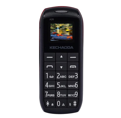 Kechaoda A26 Dual Sim Mini Mobile (Red+Black)