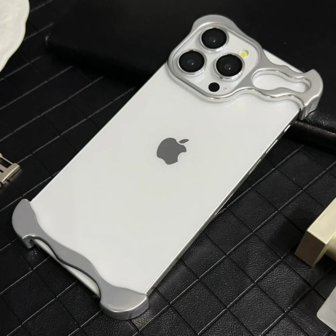 Premium Aluminum Alloy Bumper Case – Luxury Design with Camera Lens Protection for iPhones