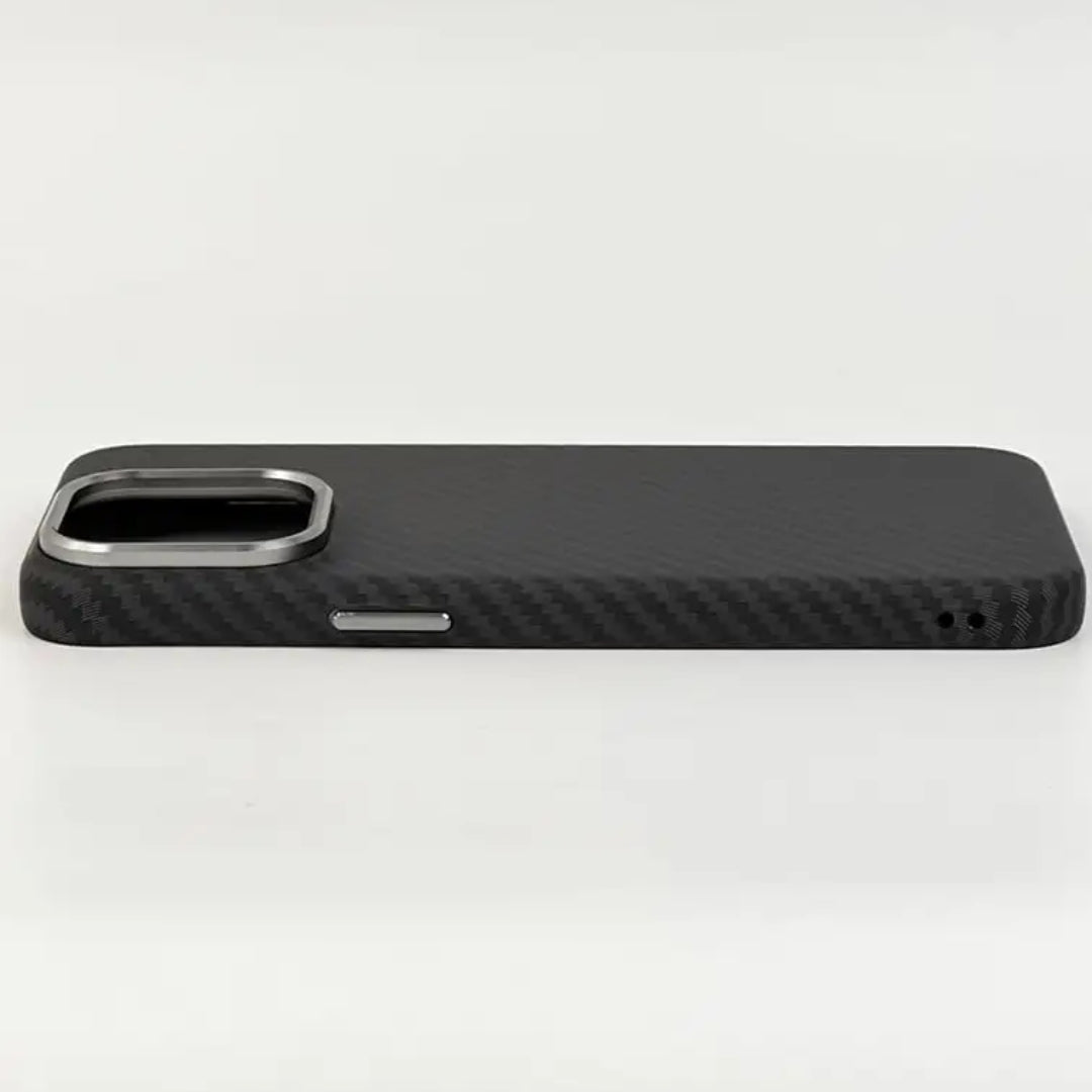 MagSafe Compatible Ultra-Thin Aramid Fiber iPhone Case with Metal Camera Frame for iPhone 15 Series