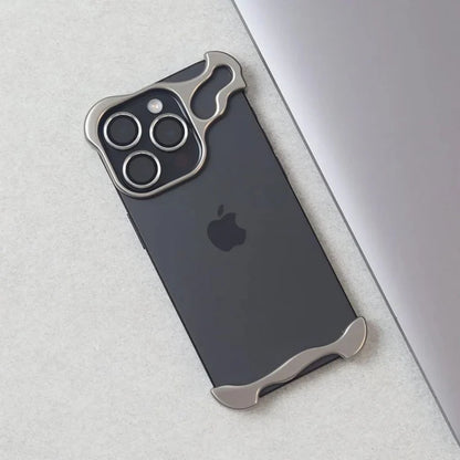 Premium Aluminum Alloy Bumper Case – Luxury Design with Camera Lens Protection for iPhones