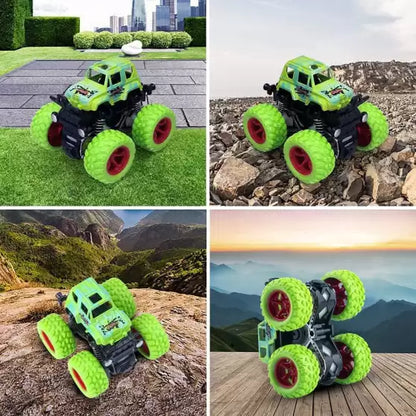 Monster Truck Friction Power Cars With Big Rubber Tires 360 degree