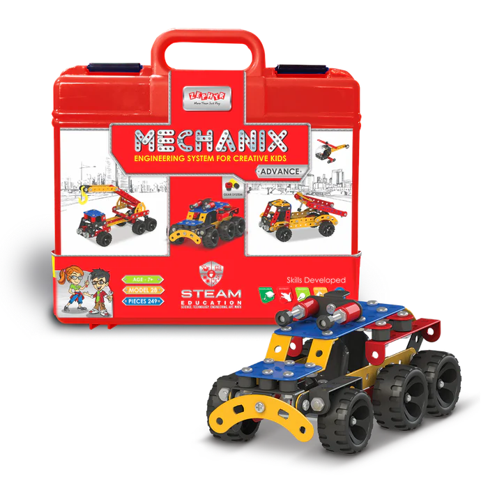 Zephyr Metal Mechanix 3, Construction Toy,Building Blocks(202 Pieces)