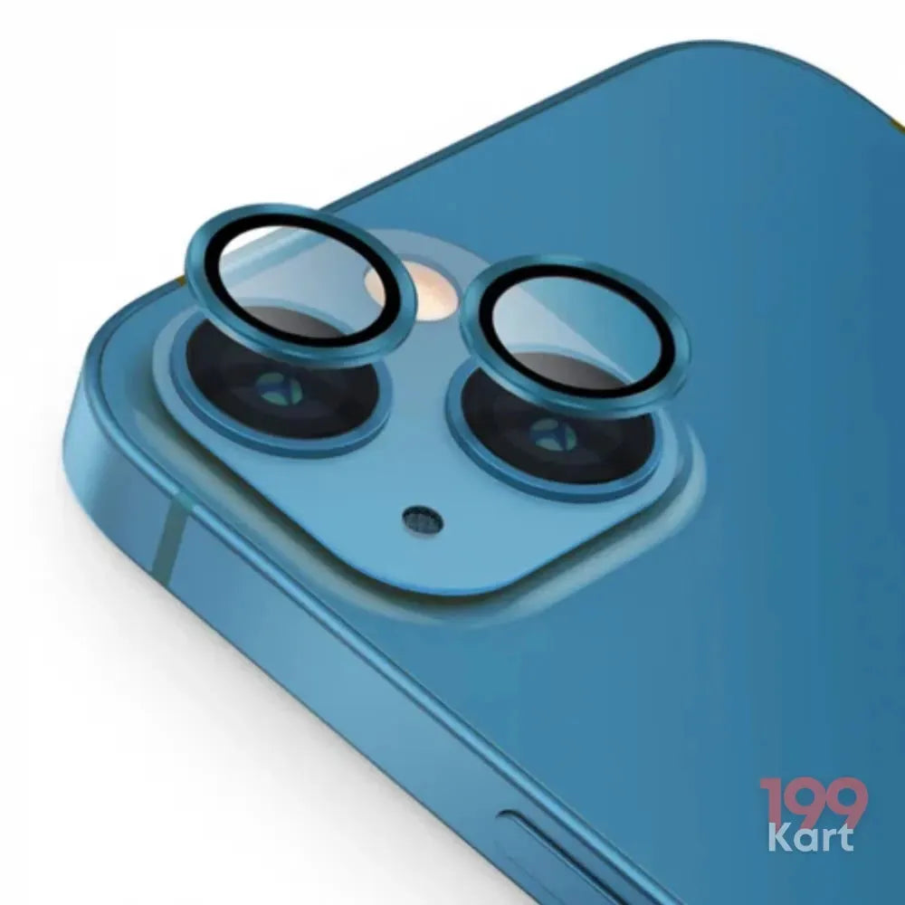 Blue-iPhone Camera Protector - iPhone 13 &amp; 13 Mini Lens Protector/Ring-199Kart