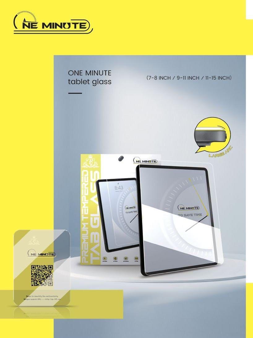 One Minute Tab Glass 0.3mm/2.5D Curved Tablet Screen Protector/Tempared Glass