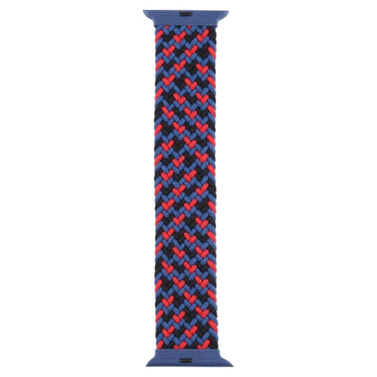 Nylon Braided Single Loop Watch Band For Apple Watch 42/44mm(S)(Camouflage Blue)