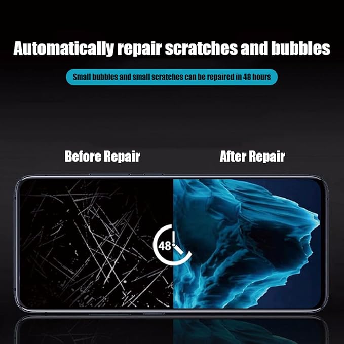 HD Clear Hydrogel Auto Repair Screen Guard for iPhone X t 11 Series – Scratch Resistant, Bubble-Free, Ultra-Thin Protection.