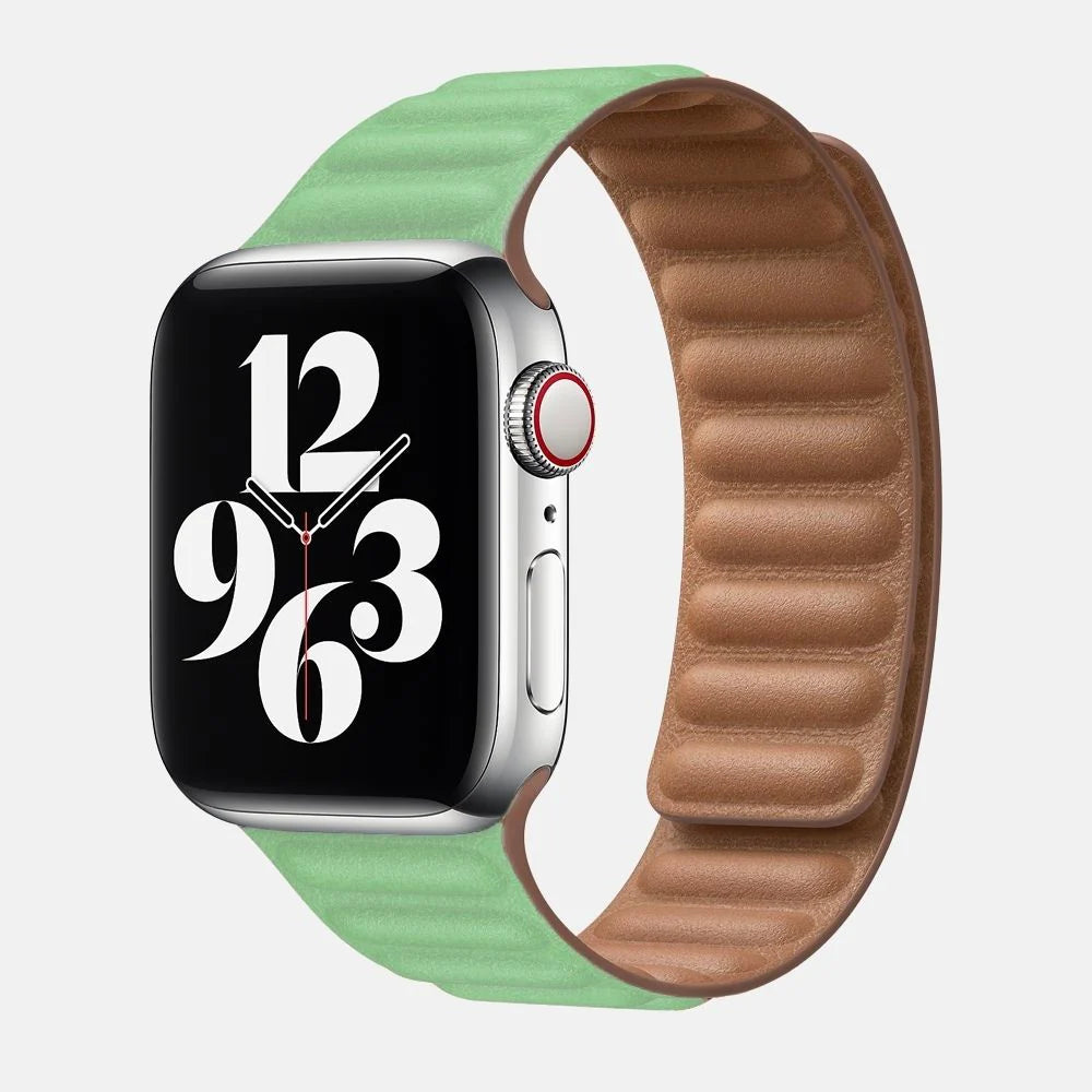 Leather Link Magnetic Band for iWatch 42/44/45mm