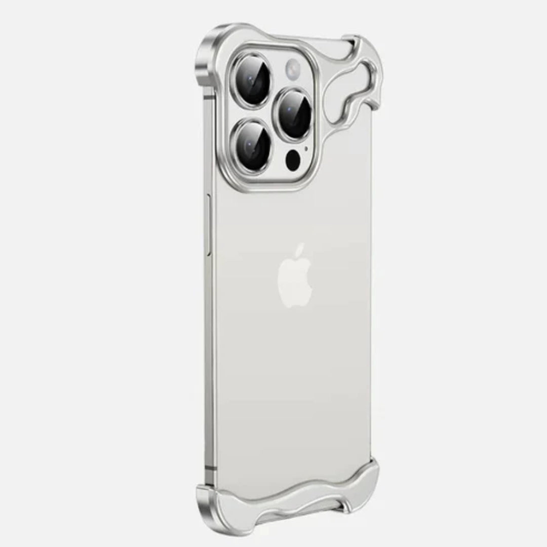 Premium Aluminum Alloy Bumper Case – Luxury Design with Camera Lens Protection for iPhones