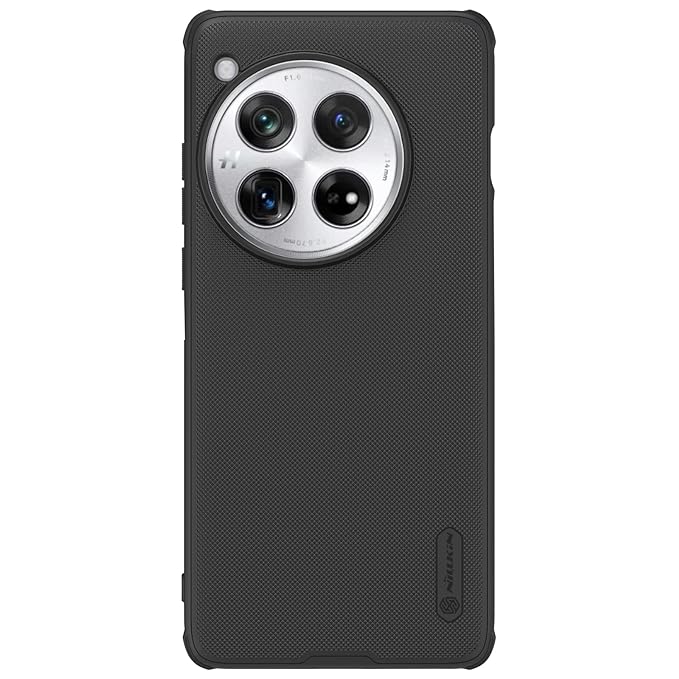 Nilkin Super Frosted Shield Pro Case for OnePlus 12 &amp; 12R – Durable, Anti-Slip, Wireless Charging Support.