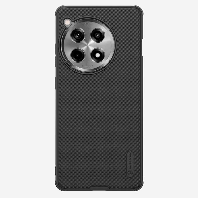 Nilkin Super Frosted Shield Pro Case for OnePlus 12 &amp; 12R – Durable, Anti-Slip, Wireless Charging Support.