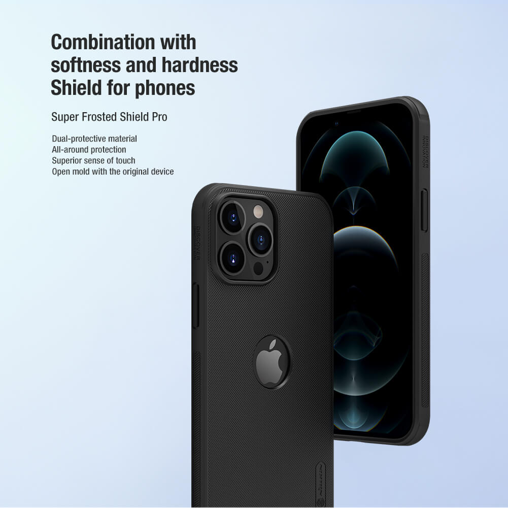 Nilkin Super Frosted Shield Pro Case for iPhone 13 Series – Durable, Anti-Slip, Shockproof &amp; Wireless Charging Compatible.