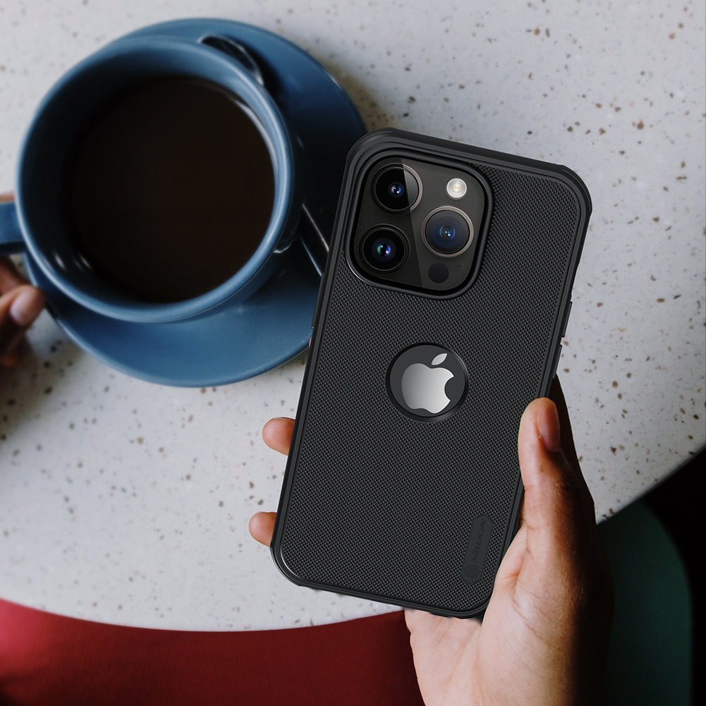 Nilkin Super Frosted Shield Pro Case for iPhone 14 Series – Durable, Anti-Slip, Shockproof &amp; Wireless Charging Compatible.