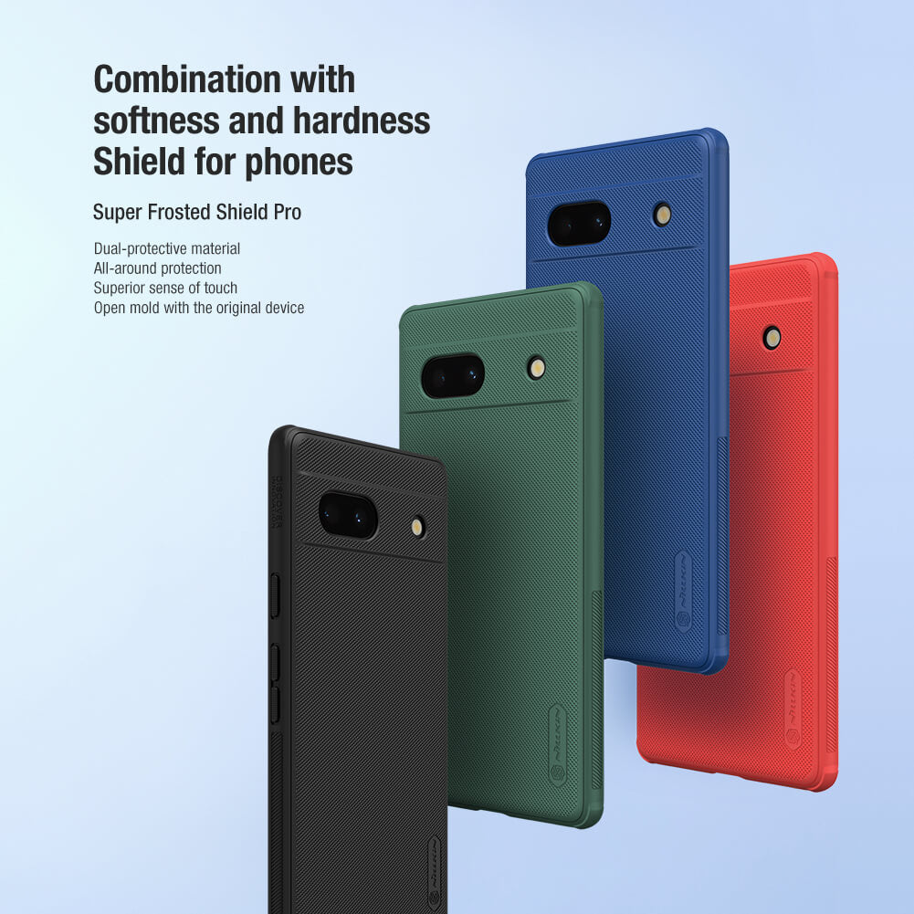 Nillkin Frosted Shield Pro Matte Case/Cover for Google Pixel 7A – Durable &amp; All-Round Protection.