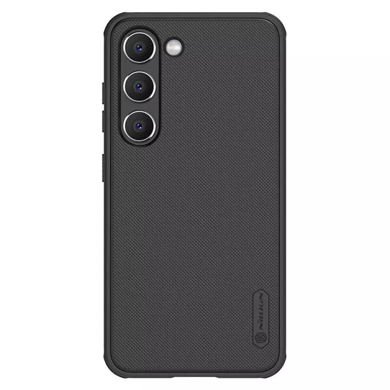 Nilkin Frosted Shield Pro Case for Samsung Galaxy S23 Series – Durable, Anti-Slip, Shockproof &amp; Wireless Charging Compatible.