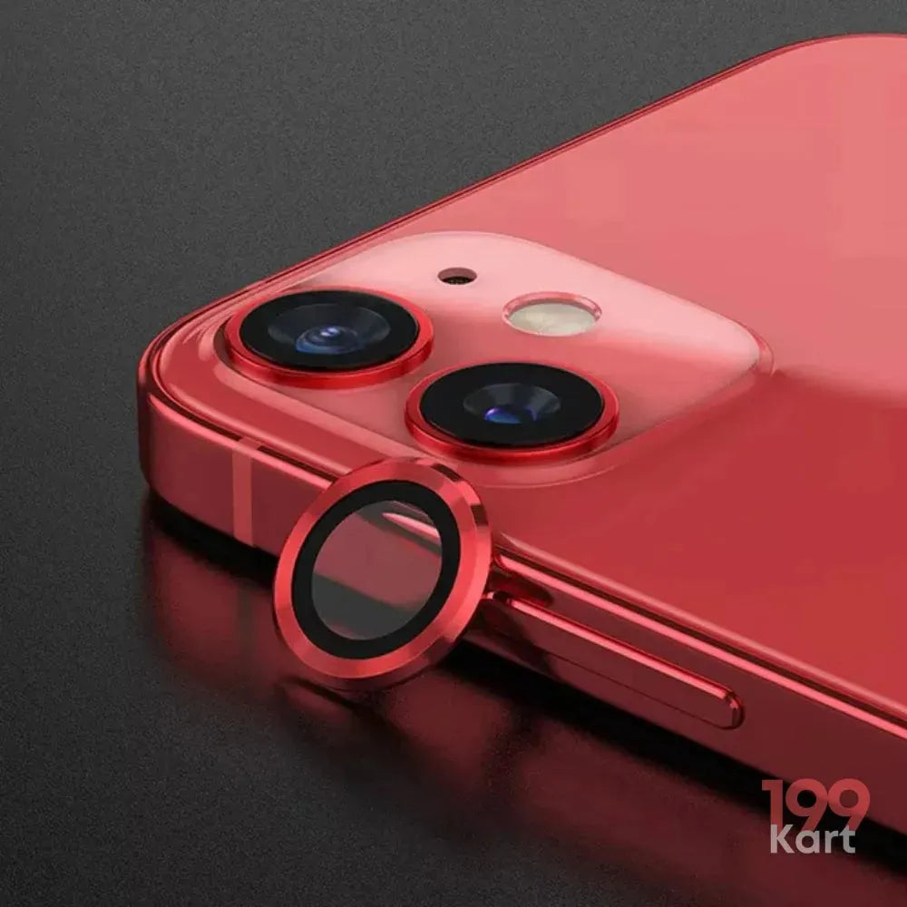 Red-iPhone Camera Protector - iPhone 13 &amp; 13 Mini Lens Protector/Ring-199Kart