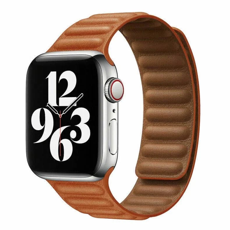 Leather Link Magnetic Band for iWatch 42/44/45mm