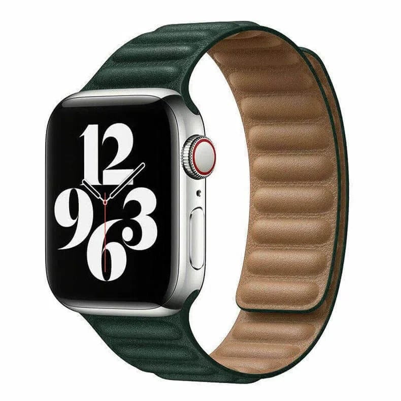 Leather Link Magnetic Band for iWatch 42/44/45mm