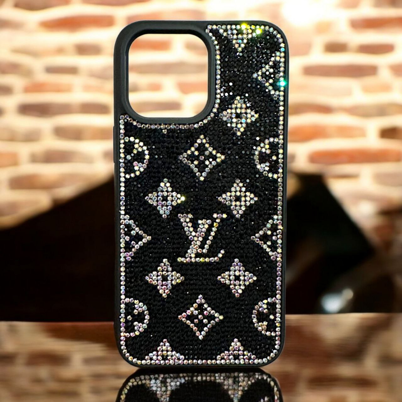 Luxurious Crystal Embellished Phone Case for iPhones