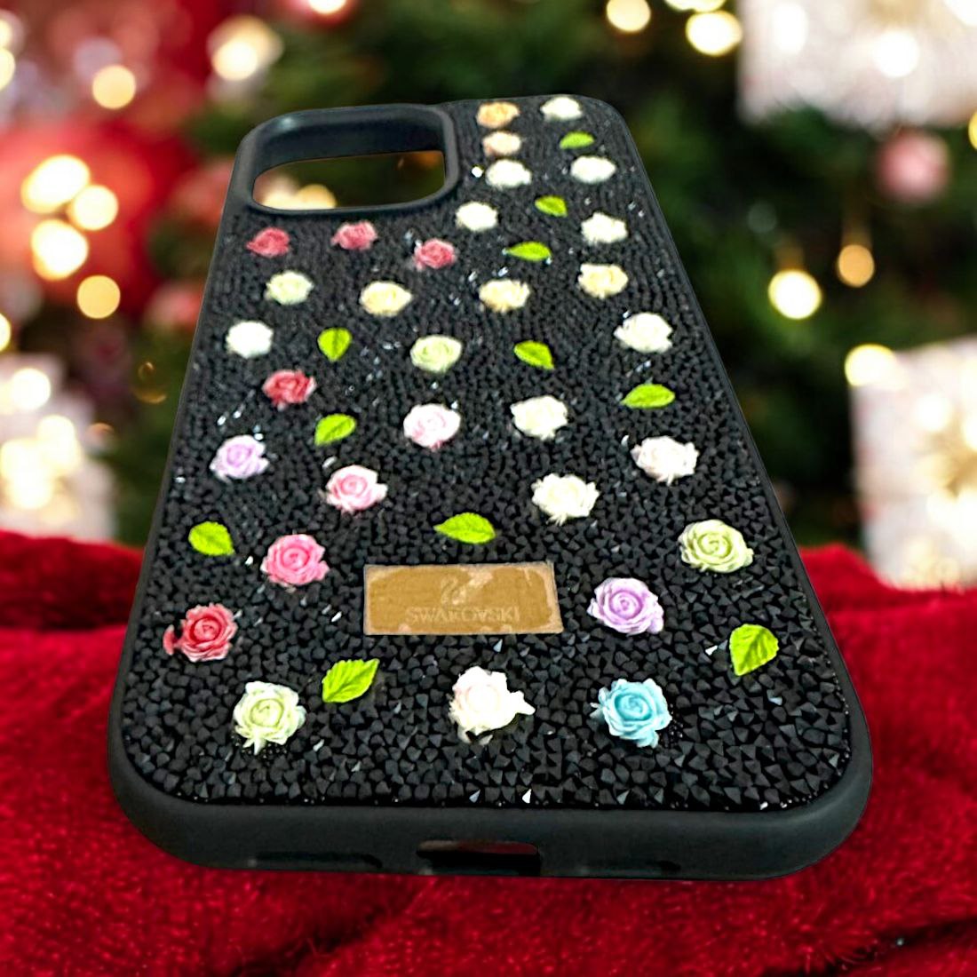 Crystal Floral iPhone Case - A Fusion of Elegance and Durability for iPhones