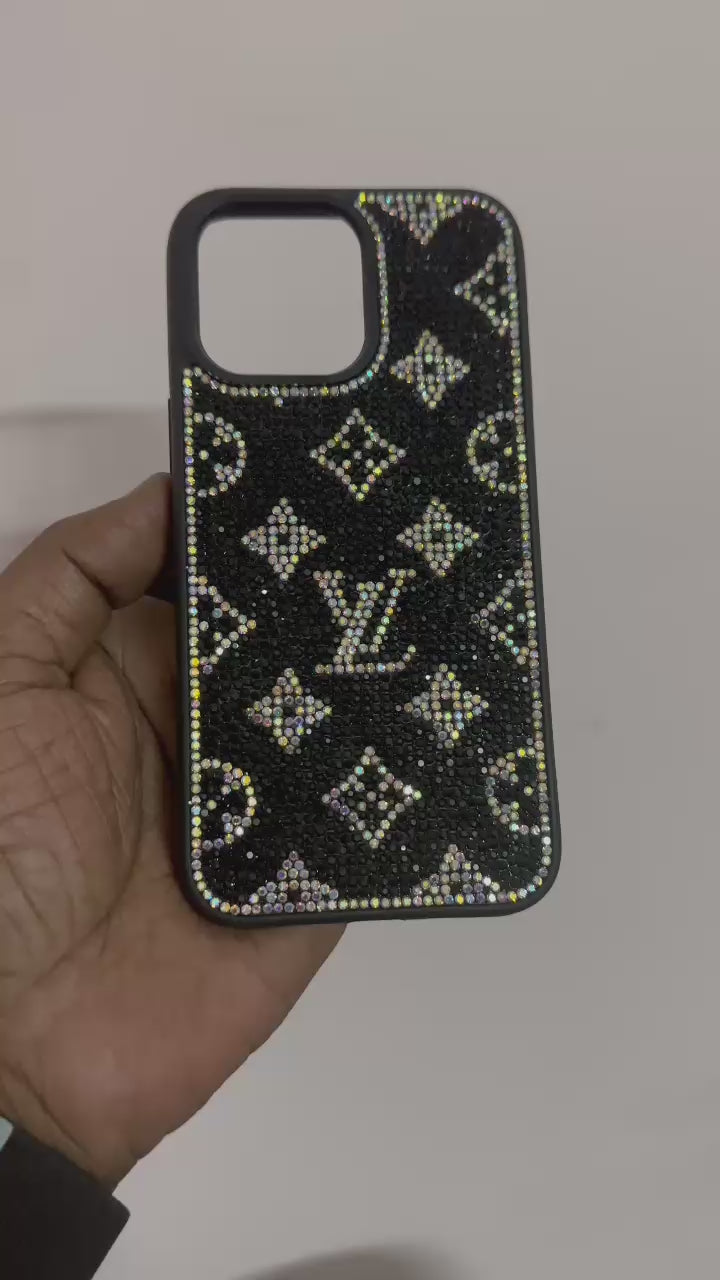 Luxurious Crystal Embellished Phone Case for iPhones