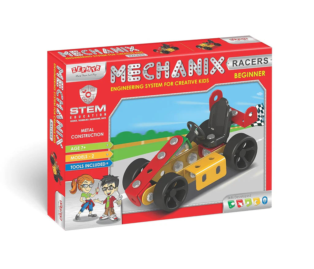 Zephyr Mechanix Racers Beginner DIY &amp; Educational Toy