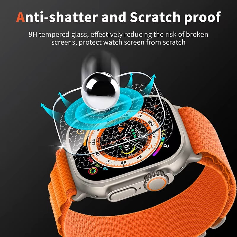 Ultra Clear HD Glass Screen Protector for Apple iWatch Ultra 49mm