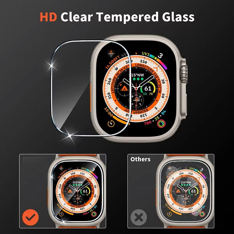 Ultra Clear HD Glass Screen Protector for Apple iWatch Ultra 49mm